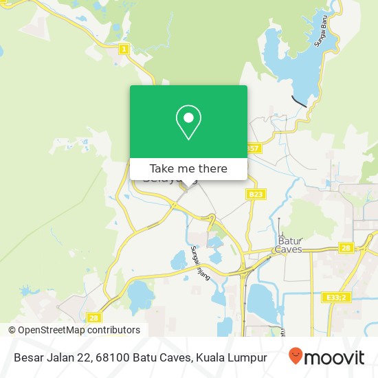 Besar Jalan 22, 68100 Batu Caves map