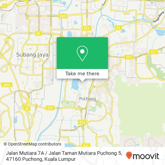 Jalan Mutiara 7A / Jalan Taman Mutiara Puchong 5, 47160 Puchong map