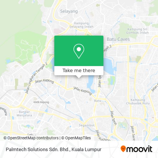 Palmtech Solutions Sdn. Bhd. map