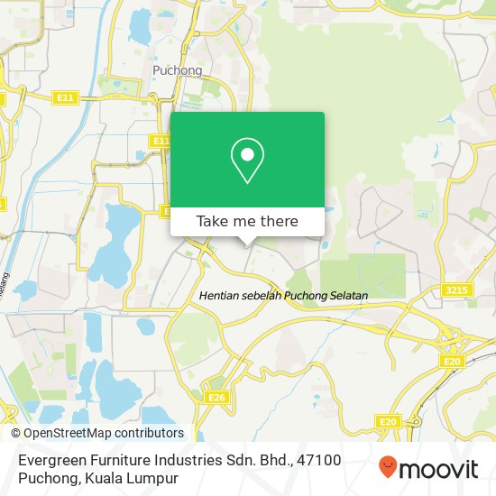 Peta Evergreen Furniture Industries Sdn. Bhd., 47100 Puchong