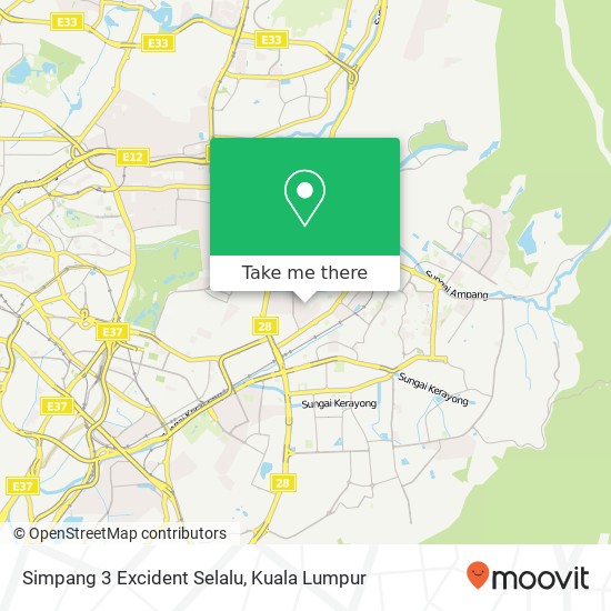 Simpang 3 Excident Selalu map