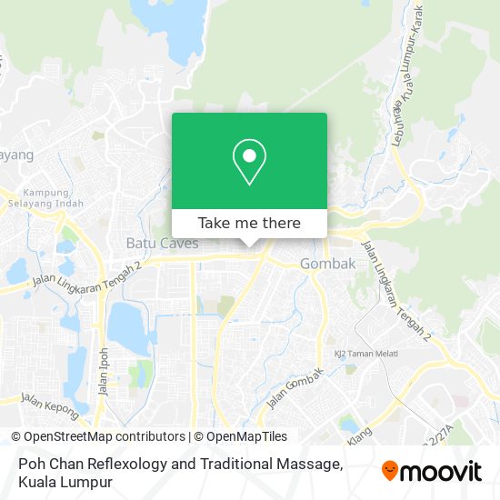 Poh Chan Reflexology and Traditional Massage map
