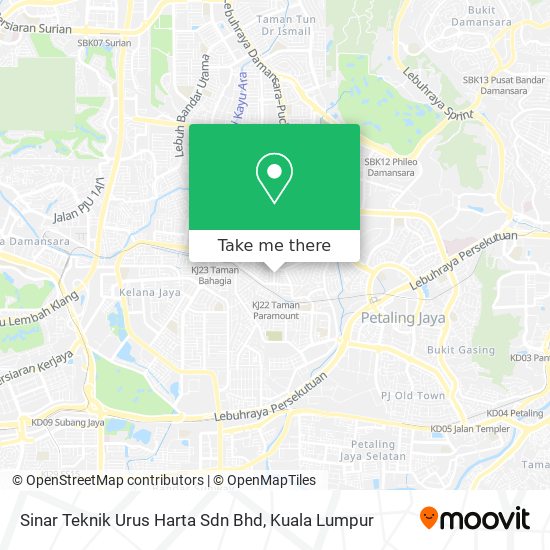 Sinar Teknik Urus Harta Sdn Bhd map