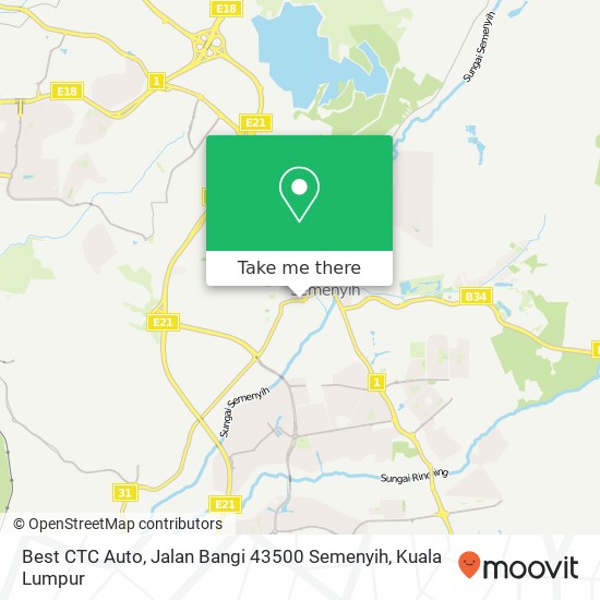 Best CTC Auto, Jalan Bangi 43500 Semenyih map