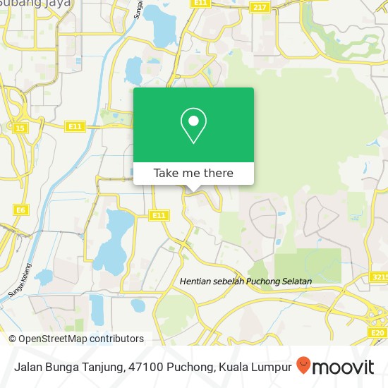 Jalan Bunga Tanjung, 47100 Puchong map