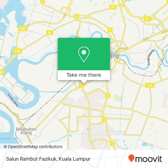 Salun Rambut Fazikuk map