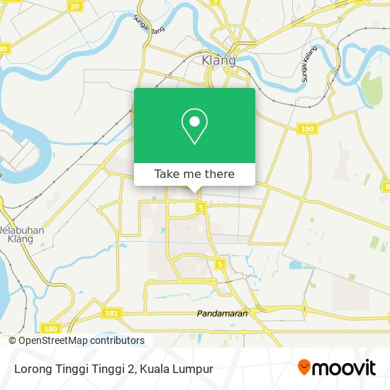 Lorong Tinggi Tinggi 2 map