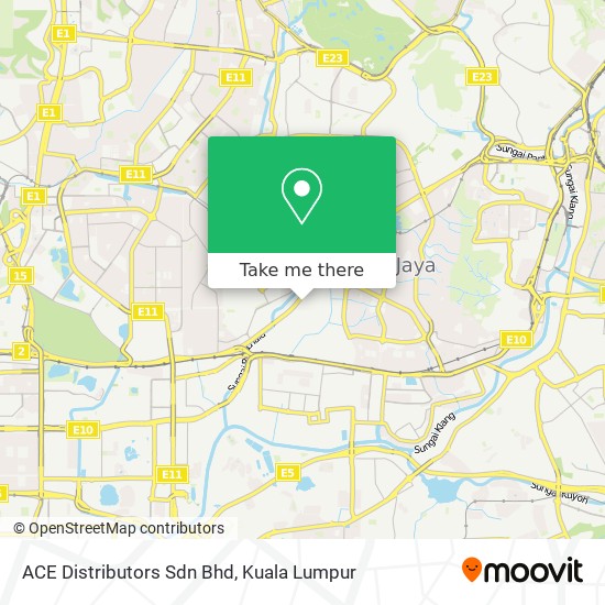 ACE Distributors Sdn Bhd map