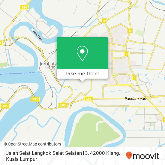 Jalan Selat Lengkok Selat Selatan13, 42000 Klang map