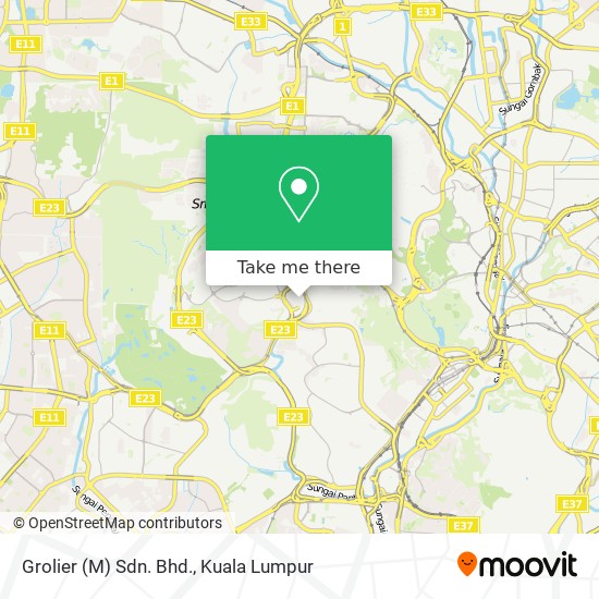 Grolier (M) Sdn. Bhd. map