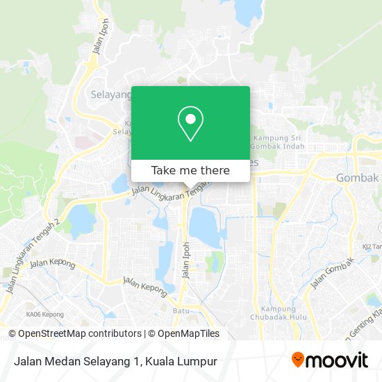 Peta Jalan Medan Selayang 1