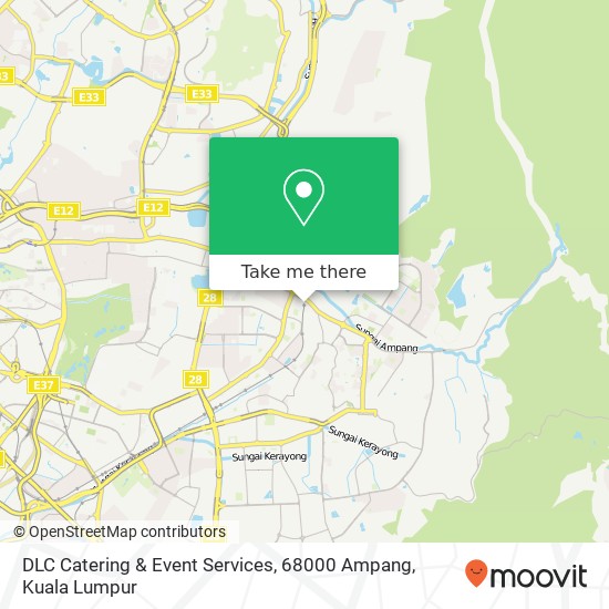 DLC Catering & Event Services, 68000 Ampang map