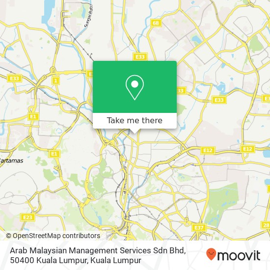 Arab Malaysian Management Services Sdn Bhd, 50400 Kuala Lumpur map