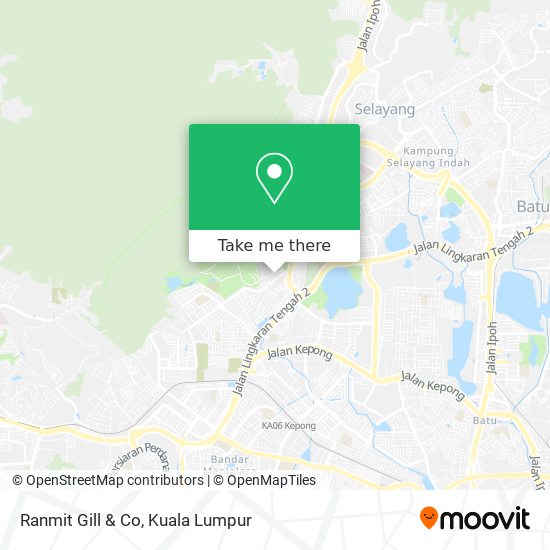 Ranmit Gill & Co map