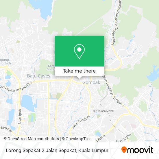 Lorong Sepakat 2 Jalan Sepakat map