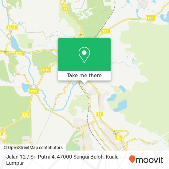 Peta Jalan 12 / Sri Putra 4, 47000 Sungai Buloh