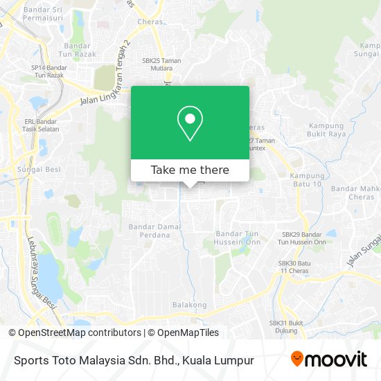 Sports Toto Malaysia Sdn. Bhd. map
