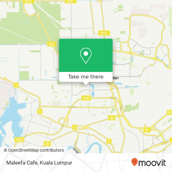 Peta Maleefa Cafe, Jalan Makyong 5E / KU 5 41050 Kapar