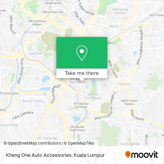 Kheng One Auto Accessories map