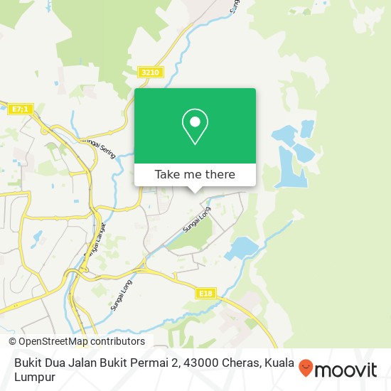 Bukit Dua Jalan Bukit Permai 2, 43000 Cheras map