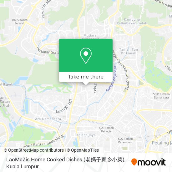 LaoMaZis Home Cooked Dishes (老媽子家乡小菜) map