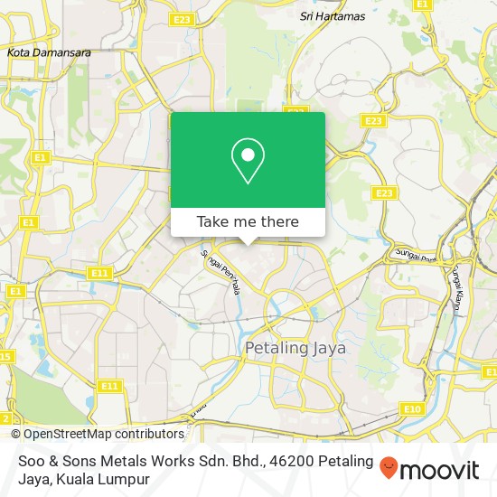 Soo & Sons Metals Works Sdn. Bhd., 46200 Petaling Jaya map