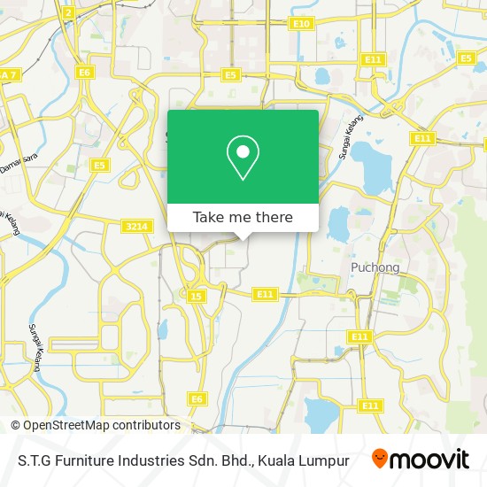 S.T.G Furniture Industries Sdn. Bhd. map