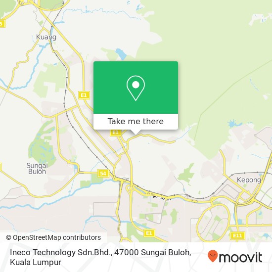 Ineco Technology Sdn.Bhd., 47000 Sungai Buloh map