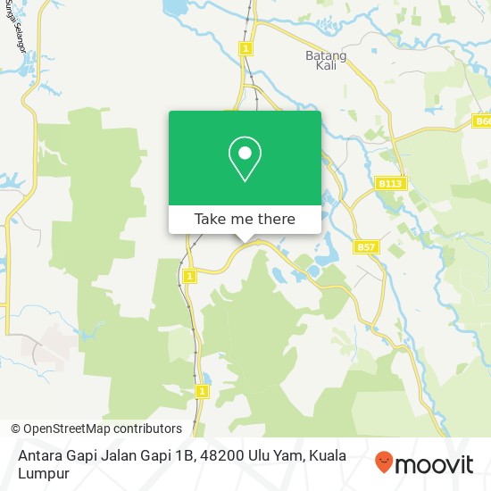 Antara Gapi Jalan Gapi 1B, 48200 Ulu Yam map