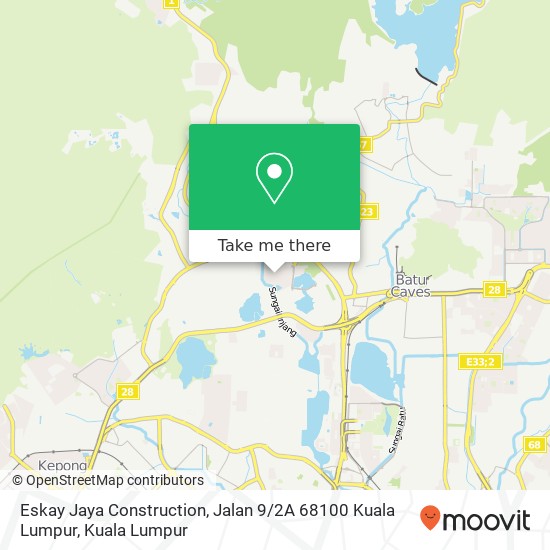 Eskay Jaya Construction, Jalan 9 / 2A 68100 Kuala Lumpur map