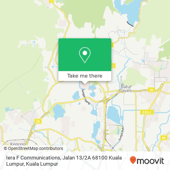 Iera F Communications, Jalan 13 / 2A 68100 Kuala Lumpur map