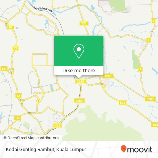 Kedai Gunting Rambut map