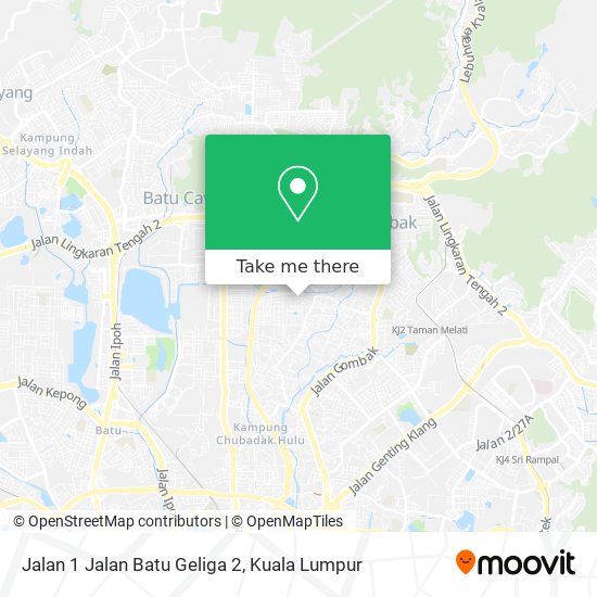 Jalan 1 Jalan Batu Geliga 2 map