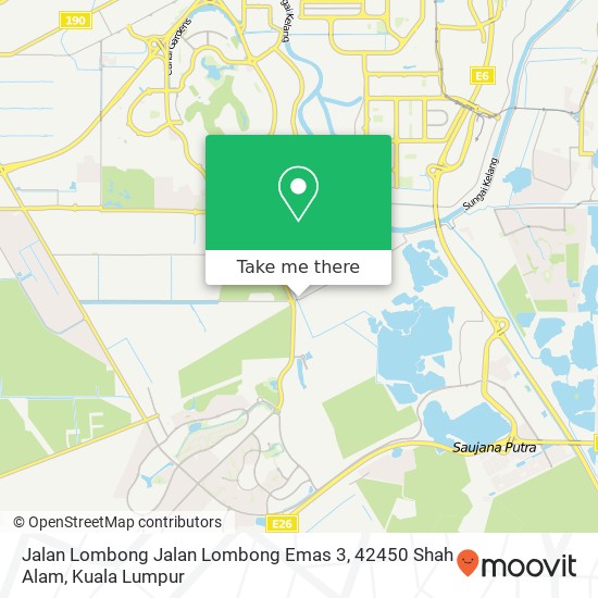 Jalan Lombong Jalan Lombong Emas 3, 42450 Shah Alam map
