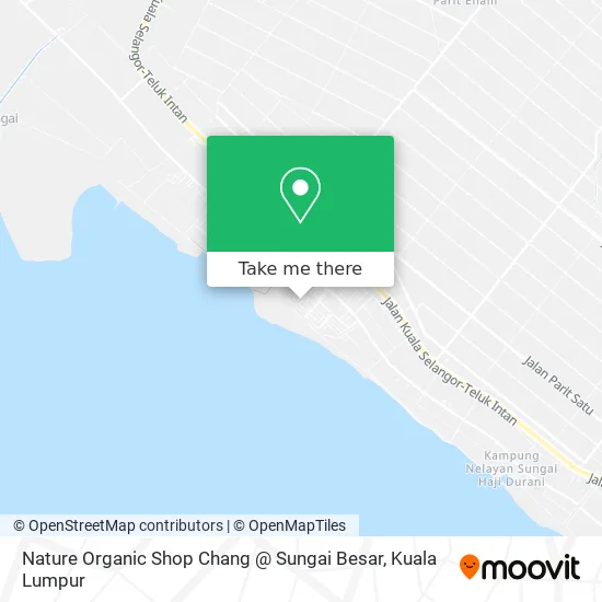 Nature Organic Shop Chang @ Sungai Besar map