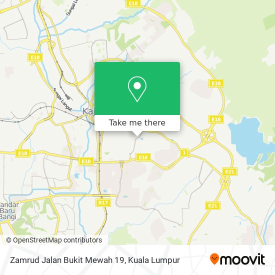 Zamrud Jalan Bukit Mewah 19 map