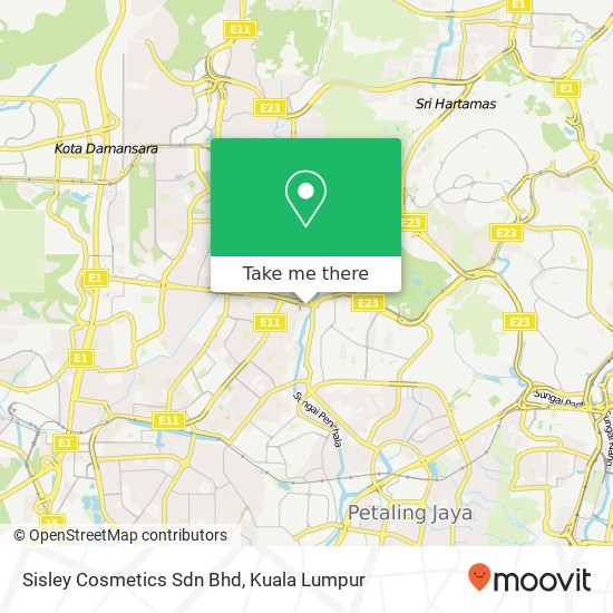 Sisley Cosmetics Sdn Bhd map