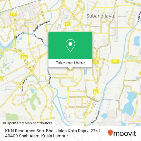 KKN Resources Sdn. Bhd., Jalan Kota Raja J 27 / J 40400 Shah Alam map