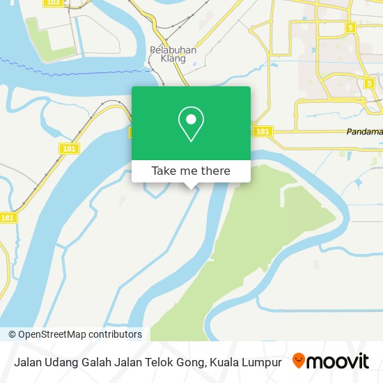 Jalan Udang Galah Jalan Telok Gong map