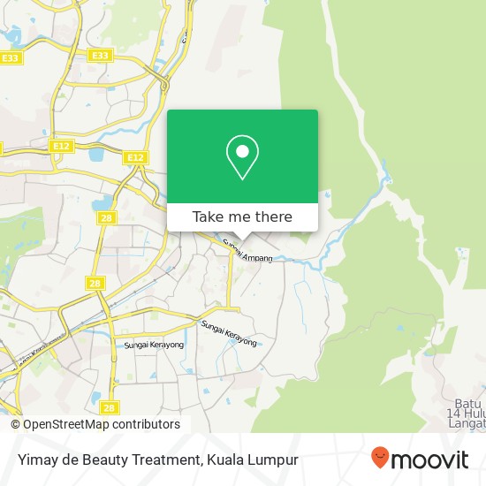 Yimay de Beauty Treatment map