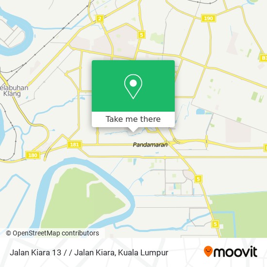 Jalan Kiara 13 / / Jalan Kiara map