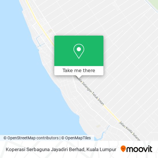 Koperasi Serbaguna Jayadiri Berhad map