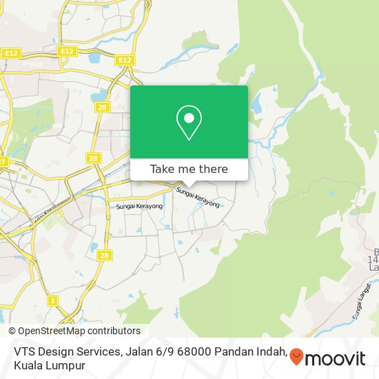 VTS Design Services, Jalan 6 / 9 68000 Pandan Indah map