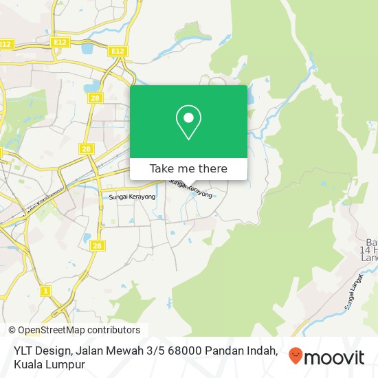 YLT Design, Jalan Mewah 3 / 5 68000 Pandan Indah map