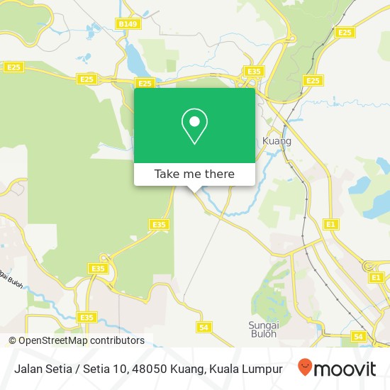 Peta Jalan Setia / Setia 10, 48050 Kuang