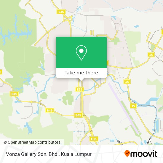 Vonza Gallery Sdn. Bhd. map