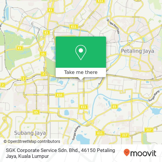 SGK Corporate Service Sdn. Bhd., 46150 Petaling Jaya map