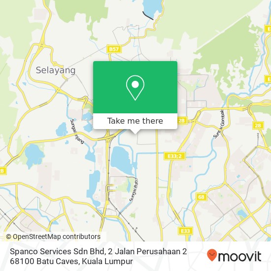 Spanco Services Sdn Bhd, 2 Jalan Perusahaan 2 68100 Batu Caves map