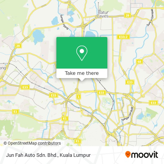 Jun Fah Auto Sdn. Bhd. map