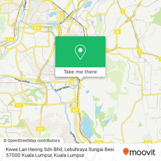 Kwee Lan Heong Sdn Bhd, Lebuhraya Sungai Besi 57000 Kuala Lumpur map